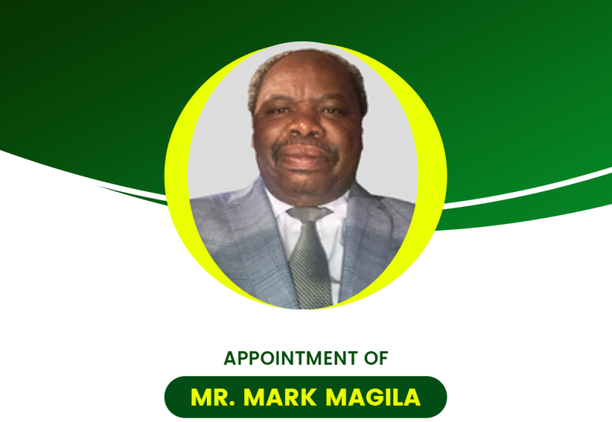 APPOINTMENT OF MR. MARK MAGILA – THE NEW ACT EXECUTIVE DIRECTOR